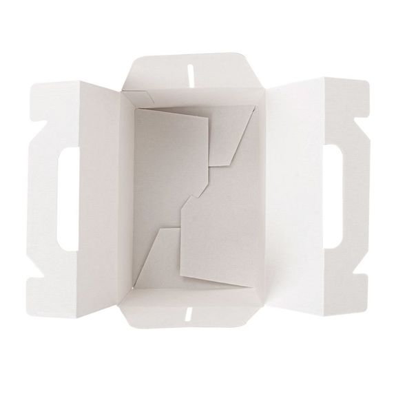 Boîte repas à emporter en carton nano-micro Marron 18x12x9 cm - carton de 100 unités