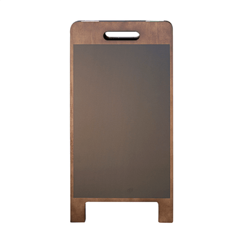 Ardoises chevalet extérieur en bois avec 2 faces magnétiques 38x45x78cm noir