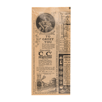 Sachet couverts fermé KRAFT TIMES 11x25 cm avec serviette NOIRE 40x32 cm 1/8 - carton de 300 unités