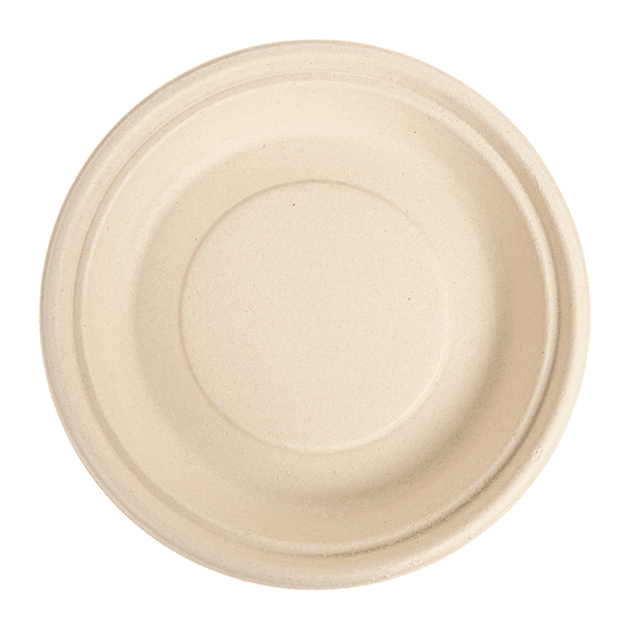 Bol rond en bagasse - Naturel - 700 ml - carton de 400 unités