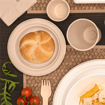 Mise en bouche Bionic Ronde - Naturel  - carton de 1000 unités