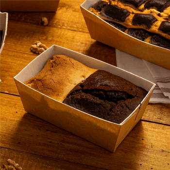 Barquette cuisson en carton 11.5 x 6.5 x 5 cm - carton de 300 unités