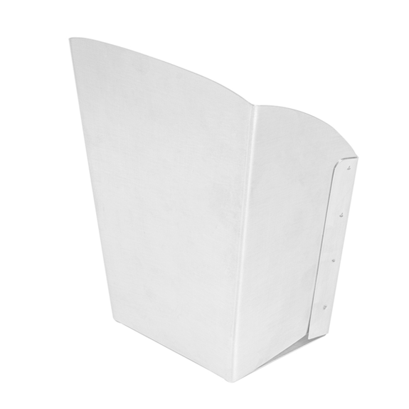 Boîte pour fritures en inox -  12 x 6.6 x 14.2 cm - Pack de 12