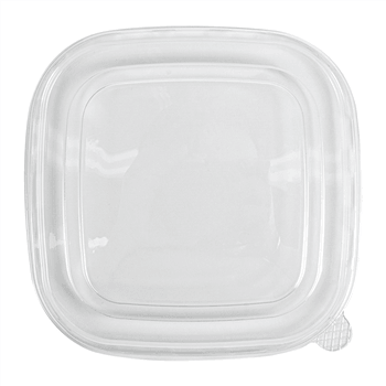 Couvercle en PP pour Boîte à salade carré en carton - carton de 300 unités