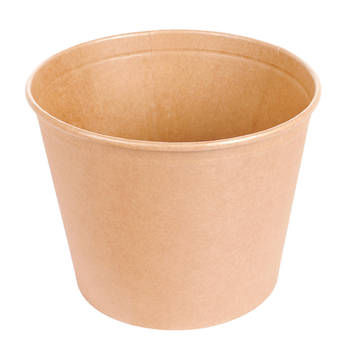 Bucket poulet kraft 4500 ml avec couvercle inclus - carton de 120 unités