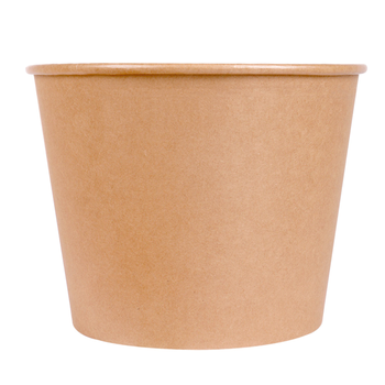 Bucket poulet kraft 4500 ml avec couvercle inclus - carton de 120 unités