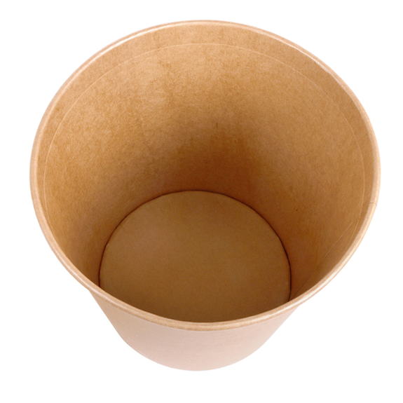 Bucket poulet kraft 5100 ml avec couvercle inclus - carton de 120 unités