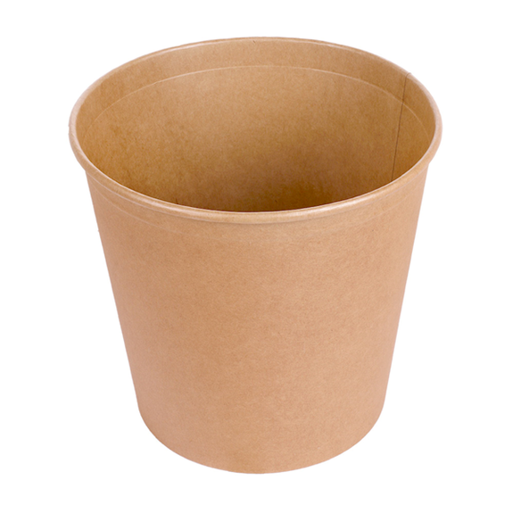 Bucket poulet kraft 5100 ml avec couvercle inclus - carton de 120 unités