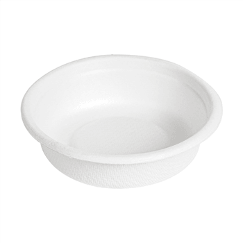 Pot à sauce avec couvercle en cellulose naturelle fibre de canne à sucre  - BLANC - 30 ml - carton de 1000 unités