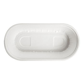 Lunch box 800 ml  - Bagasse - 24.3 x 12 x 4.8 cm - carton de 500 unités