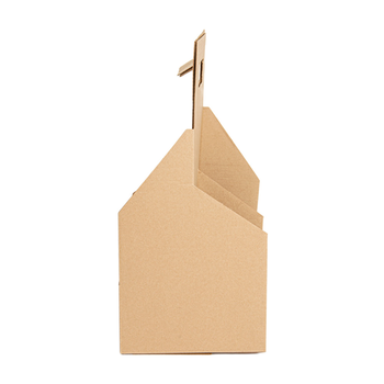 Boîte de transport 4 bouteilles en carton 15x15x32 cm - carton de 200 unités