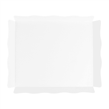 Plateau de transport avec couvercle MARRON 32x27x4.5(h) cm - carton de 150 unités