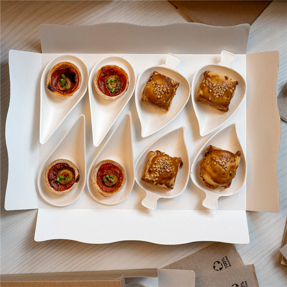 Plateau de transport avec couvercle MARRON 40.5x30.5x6(h) cm - carton de 150 unités