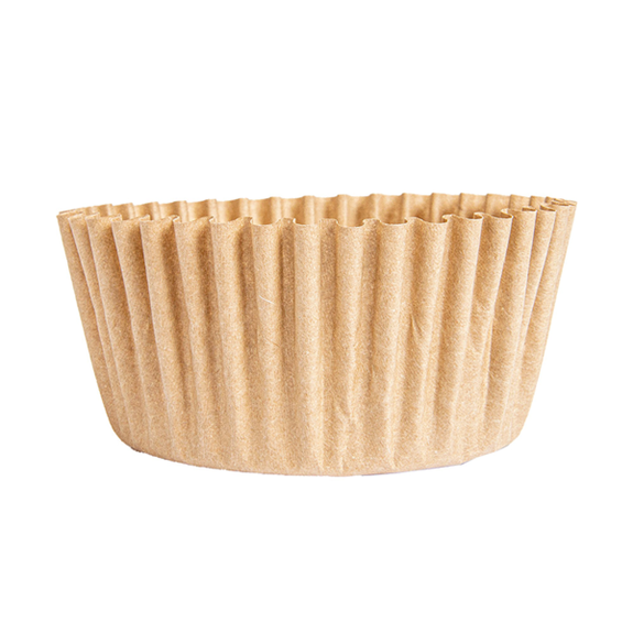 Caissettes à petits fours ingraissables kraft Ø 5cm x 2.7 cm (h) - pack de 1000 unités