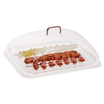 Cloche bombée rectangulaire en polycarbonate 33.5x 47 x 14 cm