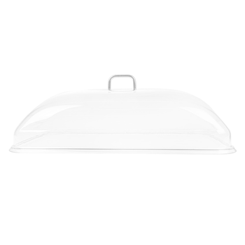 Cloche bombée rectangulaire en polycarbonate 36 x 51 x 14 cm