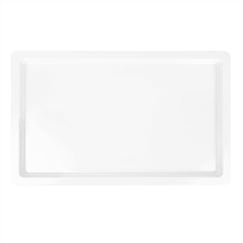 Bac Gastronorm en mélamine BLANC 1/1 - hauteur 2 cm - Carton de 6 unités