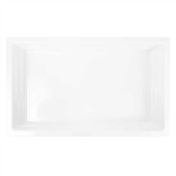 Bac Gastronorm en mélamine BLANC 1/1 - hauteur 6.5 cm - Carton de 3 unités