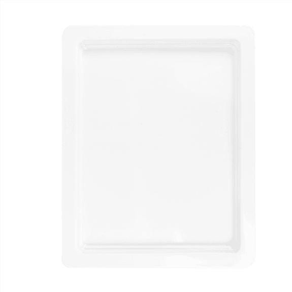 Bac Gastronorm en mélamine BLANC 1/2 - hauteur 2 cm - Carton de 6 unités