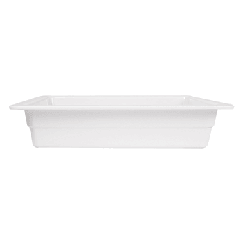 Bac Gastronorm en mélamine BLANC 1/2 - hauteur 6.5 cm - Carton de 6 unités