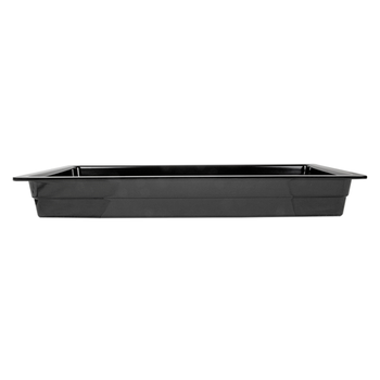 Bac Gastronorm en mélamine NOIR 1/1 - hauteur 6.5 cm - Carton de 3 unités