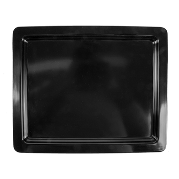 Bac Gastronorm en mélamine NOIR 1/2 - hauteur 2 cm - Carton de 6 unités