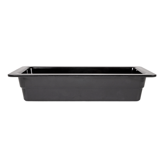 Bac Gastronorm en mélamine NOIR 1/3 - hauteur 6.5 cm - Carton de 6 unités