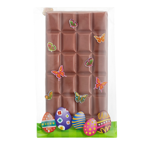 Sachet plat Pâques Chasse aux œufs Gift 100 x 220 mm - paquet de 100 unités