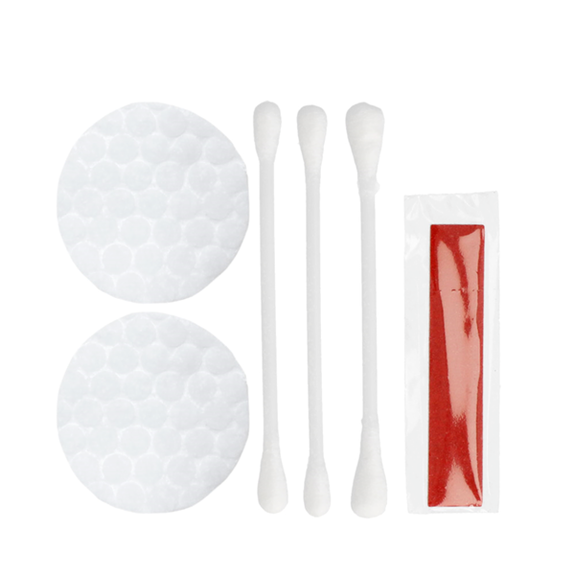 Vanity set en sachet individuel en papier Azur - Paquet de 250 unités