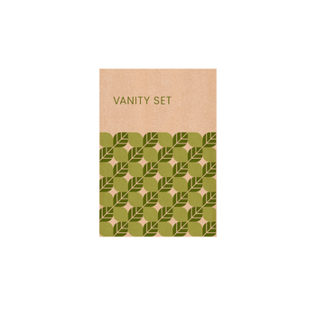 Vanity set en sachet individuel en papier Natural - Paquet de 250 unités