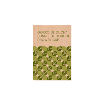 Bonnet de douche en PE blanc en sachet individuel en papier Natural - Paquet de 250 unités