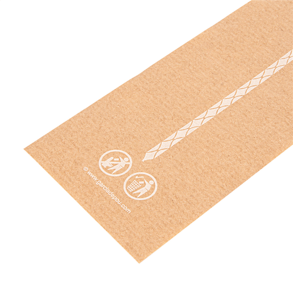 Bande sanitaire WC biodégradable et compostable - 62 x 6.5 cm - pack de 1000 unités