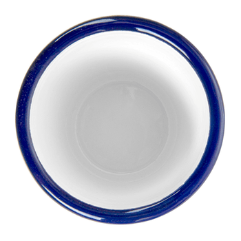 Verre en fer émaillé BLANC 310 ml 9 x 9.6 cm- paquet de 6 unités