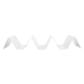 Rack de rangement pour 3 ou 4 tacos en inox - 20.5 x 8 x 3.5 cm - pack de 12 unités