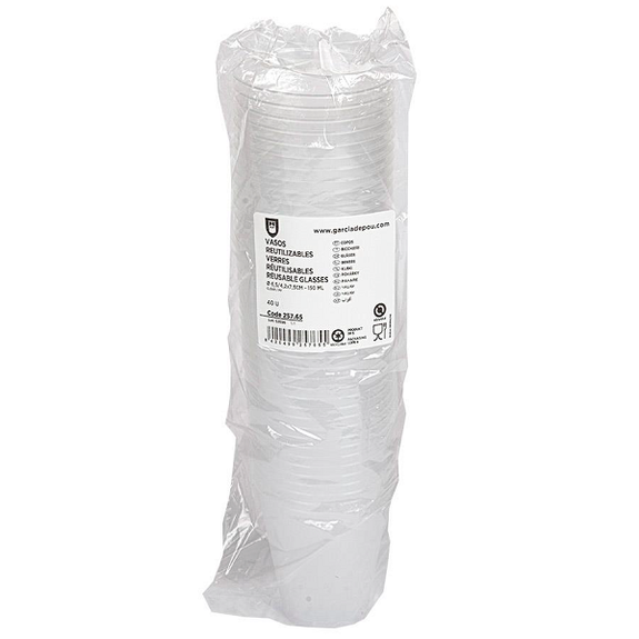 Gobelet en PP 150 ml avec graduation - carton de 1000 unités