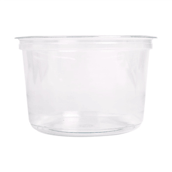 Pot traiteur transparent 550 ml - pack de 32 unités