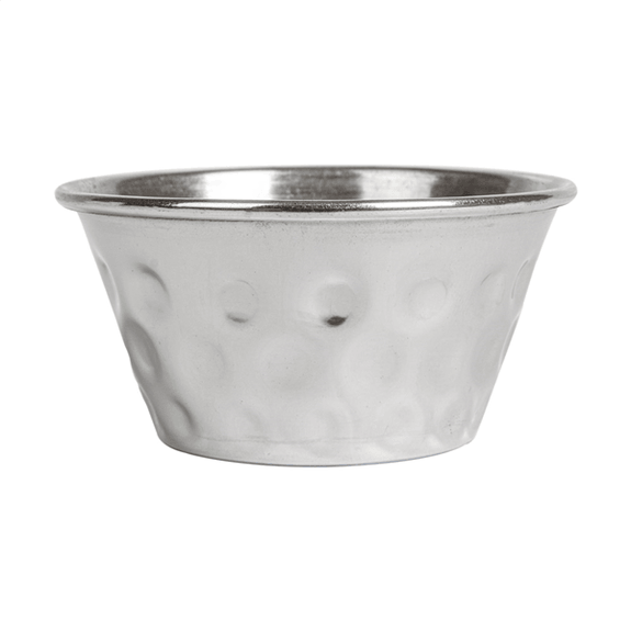 Ramequin inox martelé - 60 ml - diamètre 6.2 x 3.3 cm - Pack de 12 unités