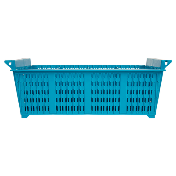 Panier lave-vaisselle en PP bleu pour couverts