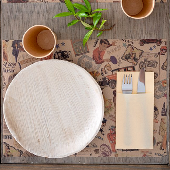 Serviette Kangourou Double Point® 39x40cm IVOIRE - Carton de 1400 unités