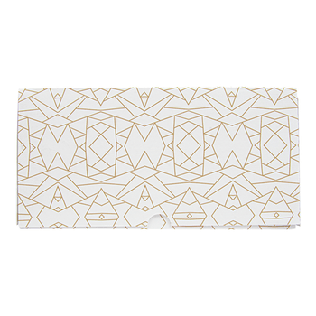 Boîte pâtissière BLANCHE décorée 24x24x12(h) cm - pack de 50 unités