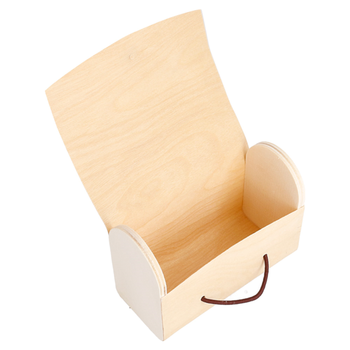 Coffret en bois cylindrique pour macarons 11 x 5 x 8 cm - carton de 60 unités