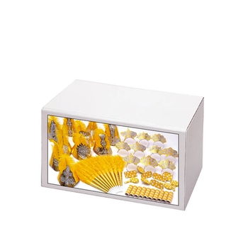 Assortiment de cotillons Or pour 10 personnes