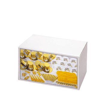 Assortiment de cotillons pour 50 personnes Or