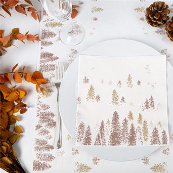 Serviette Like Linen ARTIC Noël 40x40cm - Carton de 600 unités