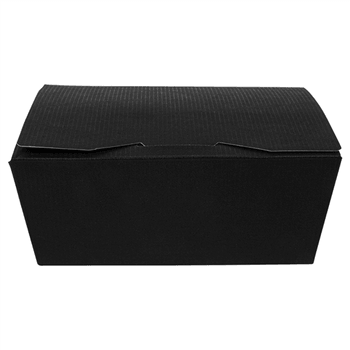 Boîte ballotin NOIR pour chocolats et biscuits 250g - Paquet de 50 unités