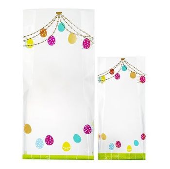 Sachet soufflet pour moulage (PÂQUES) 230 + (2x55) x 570 mm - carton de 50 unités