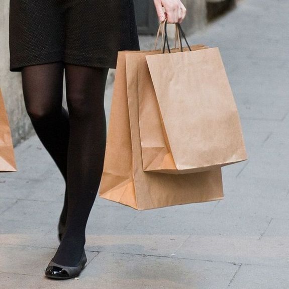 Sac papier avec poignée ficelle 20 + 10 x 29 cm neutre KRAFT avec poignées noires - carton de 250 unités