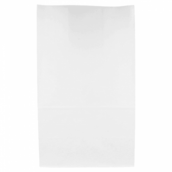 Sac papier SOS sans anses 22 + 14 x 37 cm neutre BLANC - 4 cartons de 500 unités