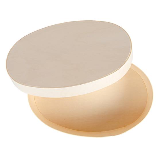 Combo barquette en bois et couvercle en bois 16 x 10.5 x 5 cm - carton de 20 unités