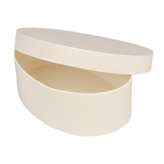 Combo barquette en bois et couvercle en bois 16 x 10.5 x 5 cm - carton de 20 unités